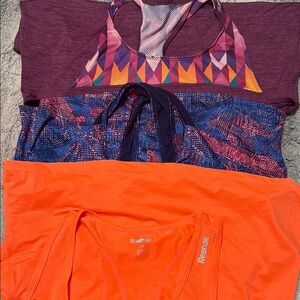 Reebok Activewear Bundle - Orange, Purple, Blue